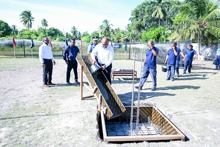 ވޭމަންޑޫ ފުލުހުންގެ މަރުކަޒު އިމާރާތްކުރުމުގެ ޢަމަލީ މަސައްކަތް ފަށައިފި