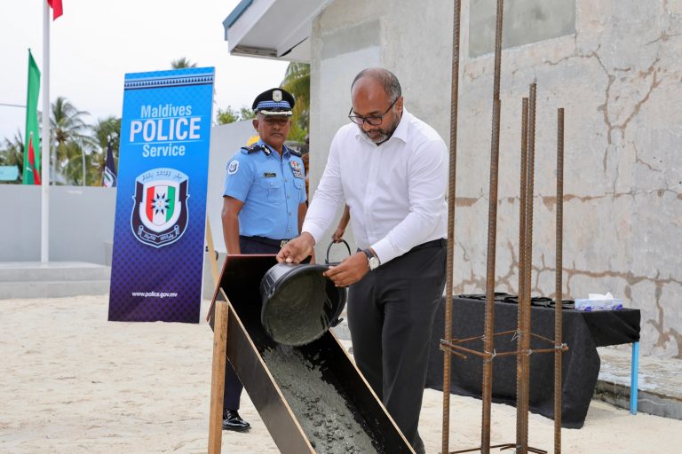 ތިމަރަފުށީ ފުލުހުންގެ މަރުކަޒުގެ ބިންގާ އަޅައިފި