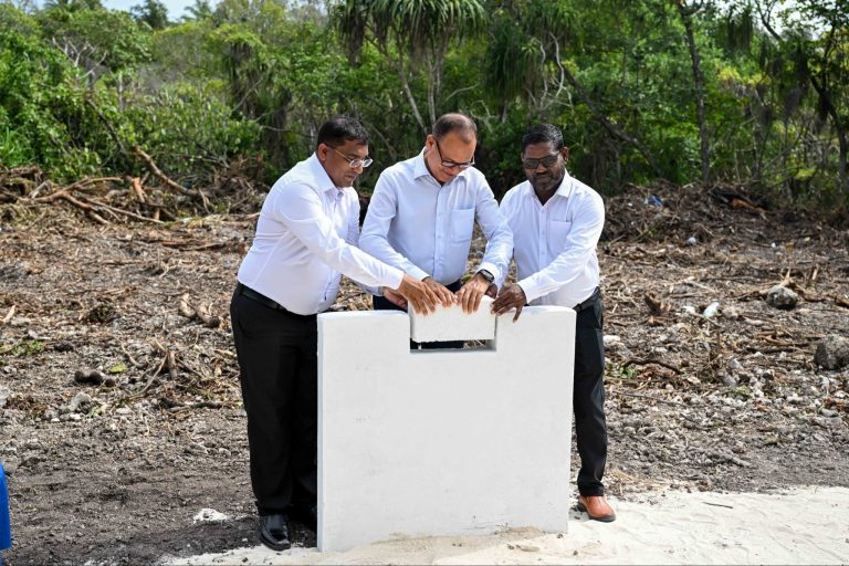 ގޮއިދޫ ކުންޏާއި ވަސީލަތްތައް މެނޭޖުކުރާ މަރުކަޒުގެ ބިންގާ އަޅައިފި
