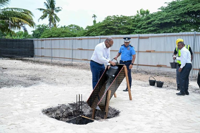 ފޯކައިދޫ ފުލުހުންގެ މަރުކަޒުގެ ބިންގާ އަޅައިފި
