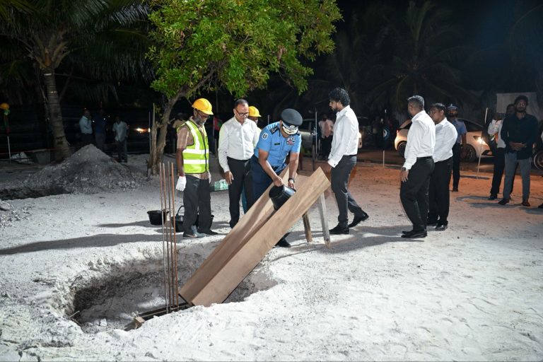 ހިތަދޫ ފުލުހުންގެ މަރުކަޒުގެ ބިންގާ އަޅައިފި