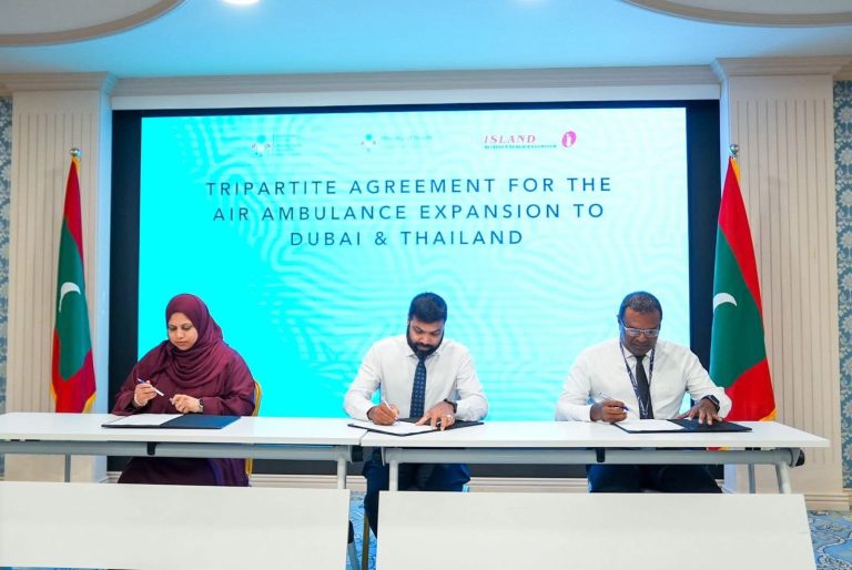 ދުބާއީ އާއި ތައިލޭންޑަށް އެއާ އެމްބިއުލާންސްގެ ޚިދުމަތް ދިނުމަށް އެއްބަސްވުމުގައި ސޮއިކޮށްފި