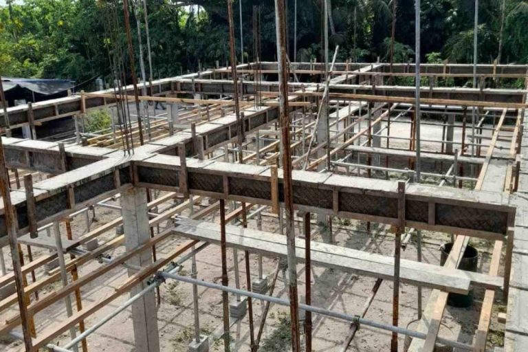 ނޫމަރާ ޕޮލިސް ޕޯސްޓް އިމާރާތްކުރުން: ރޫފް ބީމް ކޮންކްރީޓުގެ މަސައްކަތް ނިމިއްޖެ