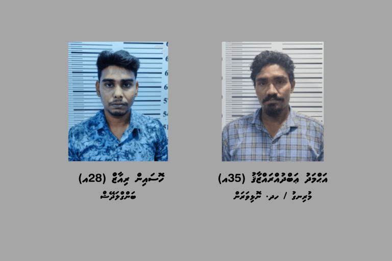 މަސްތުވާތަކެއްޗާއެކު ކުޅުދުއްފުށިން ދެ މީހަކު ހައްޔަރުކޮށްފި