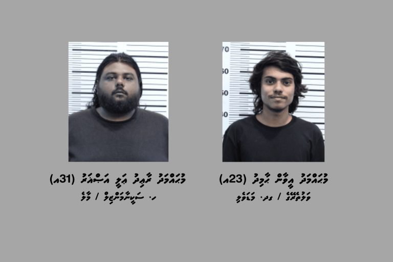 ކިލޯއަކަށްވުރެ ގިނަ މަސްތުވާތަކެއްޗާއެކު މާލެއިން ދެމީހުން ހައްޔަރުކޮށްފި