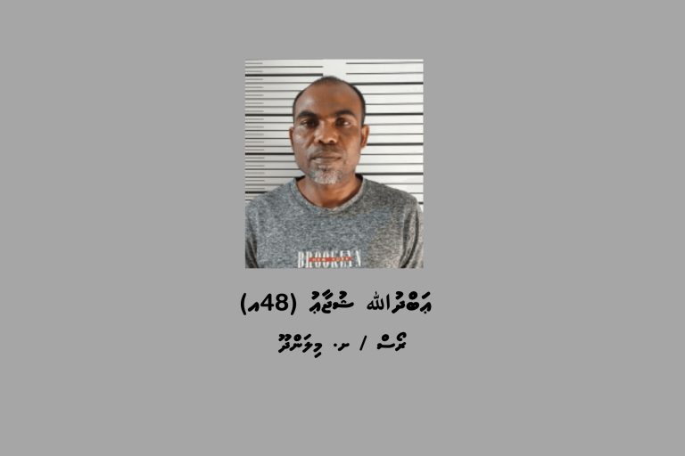 މިލަންދޫއަށް ޑްރަގް އެތެރެކުރަން އުޅުނު މީހަކު ހައްޔަރުކޮށްފި