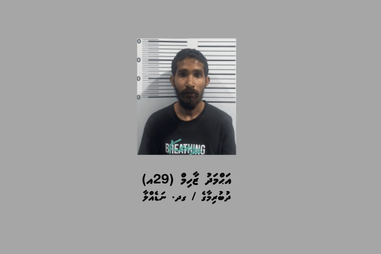 މަސްތުވާތަކެތީގެ މައްސަލައެއްގައި ނަޑެއްލާއިން މީހަކު ހައްޔަރުކޮށްފި