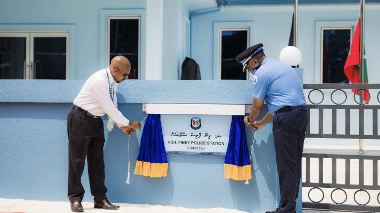 ހދ. ފިނޭގައި އަލަށް އިމާރާތްކުރި ޕޮލިސް ސްޓޭޝަން ހުޅުވައިފި