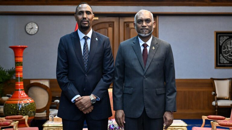 ސޯމާލިއާގެ އައު ސަފީރުގެ ސަފީރުކަމުގެ ފަތްކޮޅު ރައީސަށް އަރުވައިފި