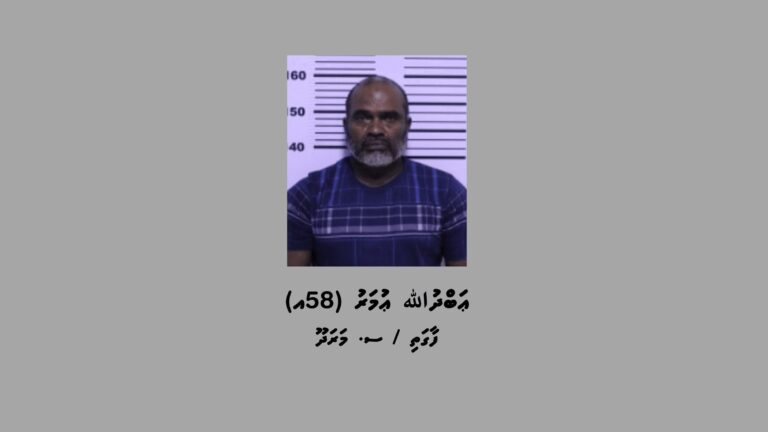 މަރަދޫއިން ނުއަގުގައި ވަގަށް ނަގާފައިވާ ތަކެތި ގަންނަ މީހަކު ހައްޔަރުކޮށްފި