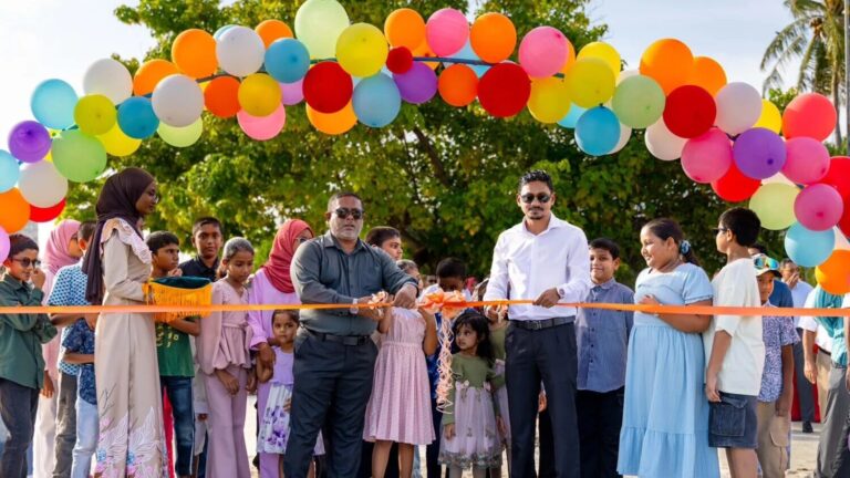 ވެލިދޫގައި ތަރައްޤީކުރި ކުޑަކުދިންގެ ޕާކު ހުޅުވައިފި
