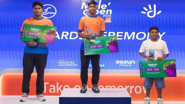 ދިރާގު މާލެ އޯޕަން 2026 ގެ ވަނަތައް ހާސިލުކުރި ފެތުންތެރިންނަށް އިނާމު ދީފި