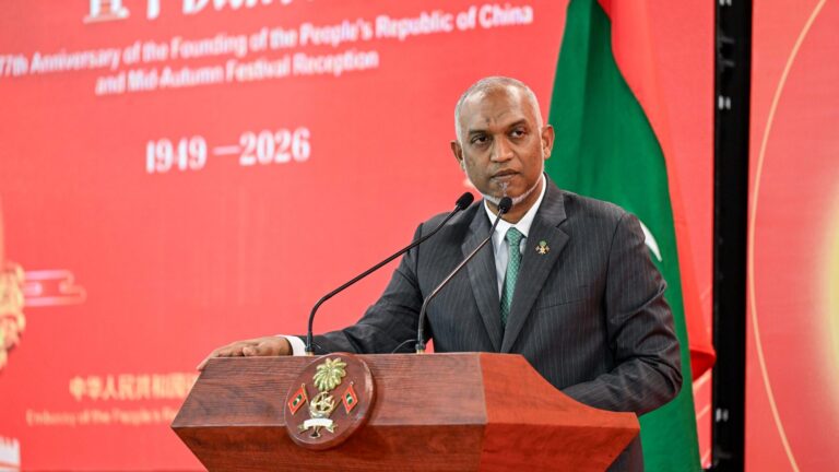 ޗައިނާ އާއި ރާއްޖޭގެ ރަޙްމަތްތެރިކަމަކީ ކުރިމަގަށް އެޅިގެންދާ ބްރިޖްތަކެއް: ރައީސް