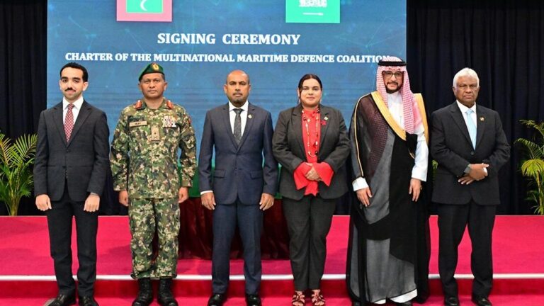 ސަޢޫދީން އިސްނަގައިގެން އުފެއްދި ”މެރިޓައިމް ޑިފެންސް ކޯލިޝަން“ގައި ރާއްޖެއިން ބައިވެރިވެއްޖެ