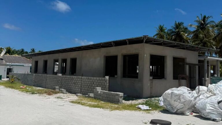 ދޮންފަނު ކައުންސިލް އިމާރާތުގެ 55 އިންސައްތަ ނިމިއްޖެ